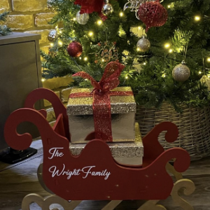 Personalised Hand Painted Sleigh